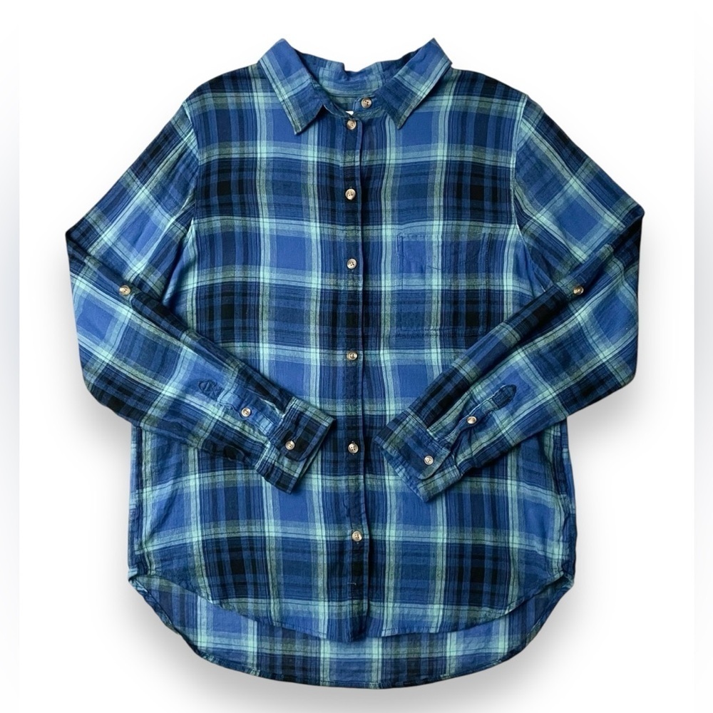 American Eagle Boyfriend Fit Plaid Shirt